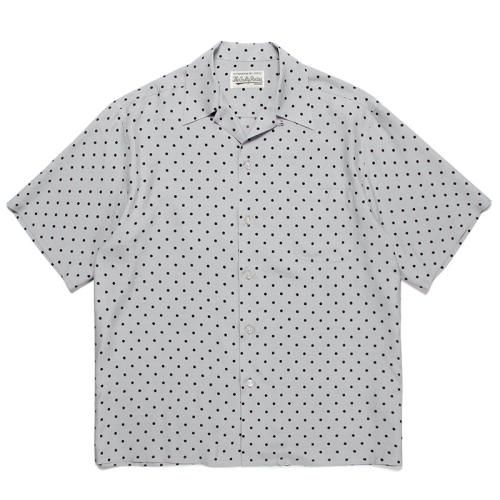 WACKO MARIA DOTS OPEN COLLAR SHIRT