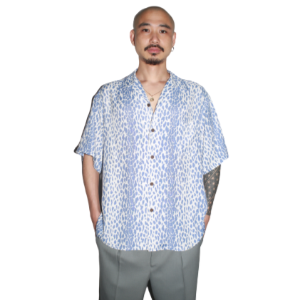 WACKO MARIA ワコマリア LEOPARD OPEN COLLAR SHIRT - CONUR ONLINESHOP WACKO MARIA（ ワコマリア）/ BUENA VISTA（ブエナビスタ）/ OLD JOEu0026CO.（オールドジョー）/ Bankrobber（バンクロバー）/  FLAGSTUFF（フラグスタフ）正規取扱店通販サイト