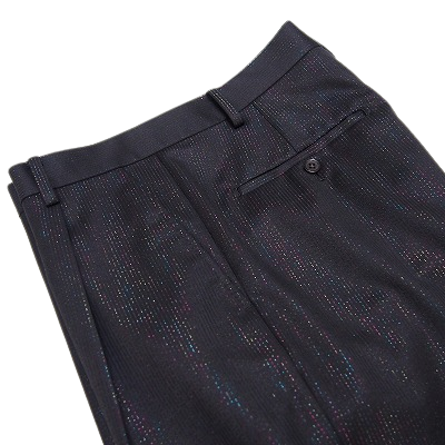 WACKO MARIA ワコマリア DORMEUIL / GLITTER PLEATED TROUSERS(TYPE-1