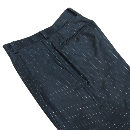 WACKO MARIA ワコマリア DORMEUIL / GLITTER STRIPED PLEATED TROUSERS(TYPE-2) -  CONUR ONLINESHOP WACKO MARIA（ワコマリア）/ BUENA VISTA（ブエナビスタ）/ OLD