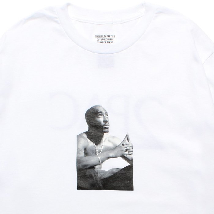 WACKO MARIA ワコマリア TUPAC / CREW NECK LONG SLEEVE T-SHIRT