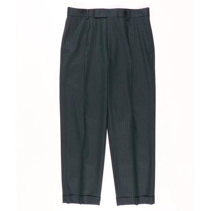 WACKOMARIA DORMEUIL PLEATED TROUSERS - スラックス