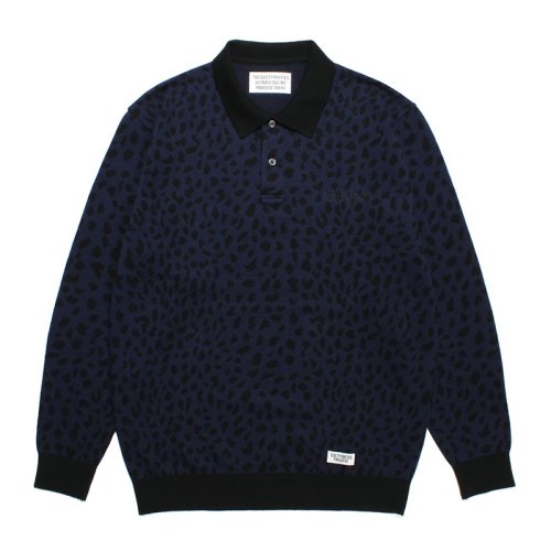 WACKO MARIA ワコマリア LEOPARD JACQUARD POLO SHIRT - CONUR ONLINESHOP WACKO  MARIA（ワコマリア）/ BUENA VISTA（ブエナビスタ）/ OLD JOE&CO.（オールドジョー）/  Bankrobber（バンクロバー）/ FLAGSTUFF（フラグスタフ）正規取扱店通販サイト