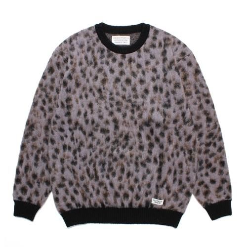トップス WACKO MARIA LEOPARDJACQUARD MOHAIR KNIT WACKO MARIA Jacquard-Knit Mohair-Blend Cardigan | REVERSIBLE