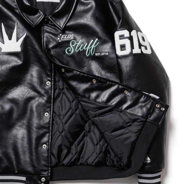 ジャケット・アウター MAJESTIC x FLAGSTUFF VARSITY JACKET FLAGSTUFF VARSITY JACKET(xMAJESTIC)