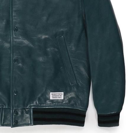 WACKO MARIA ワコマリア LEATHER VARSITY JACKET - CONUR WACKO MARIA ワコマリア LEATHER VARSITY JACKET - CONUR