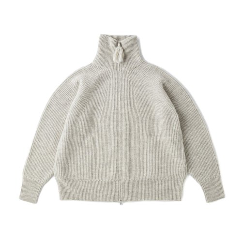 OLD JOE&CO. オールドジョー TWEEDY YARN ZIP SWEATER - CONUR