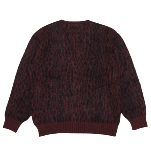 WACKO MARIA ワコマリア LEOPARD HEAVY MOHAIR CARDIGAN - CONUR WACKO MARIA ワコマリア LEOPARD HEAVY MOHAIR CARDIGAN - CONUR