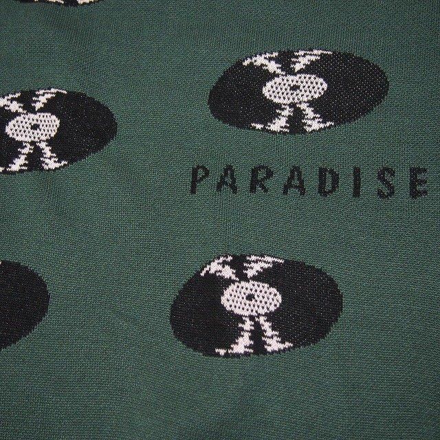 WACKO MARIA ワコマリア RECORDS JACQUARD KNIT CARDIGAN