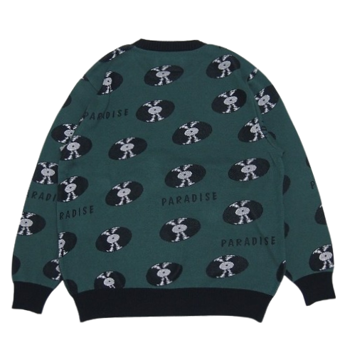 WACKO MARIA ワコマリア RECORDS JACQUARD KNIT CARDIGAN WACKO MARIA ワコマリア RECORDS JACQUARD KNIT CARDIGAN