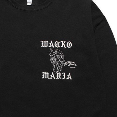 WACKO MARIA ワコマリア 56 TATTOO STUDIO / CREW NECK SWEAT SHIRT - CONUR  ONLINESHOP WACKO MARIA（ワコマリア）/ BUENA VISTA（ブエナビスタ）/ OLD JOE&CO.（オールドジョー）/  Bankrobber（バンクロバー）/ FLAGSTUFF（フラグスタフ）正規取扱店通販サイト