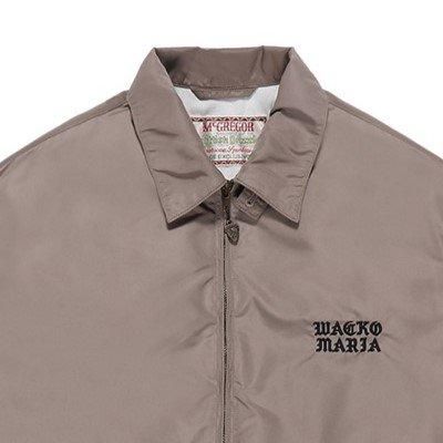 19AW WACKO MARIA ドリズラージャケット ブラウン マクレガー MCGREGOR / NYLON DRIZZLER JACKET マックレガー ダブルネーム