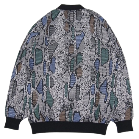 WACKO MARIA ワコマリア PYTHON JACQUARD KNIT POLO SHIRT WACKO MARIA ワコマリア PYTHON JACQUARD KNIT POLO SHIRT