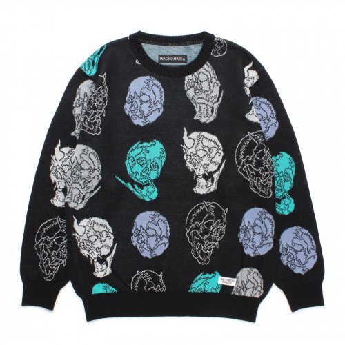 WACKO MARIA ワコマリア 56 TATTOO STUDIO / JACQUARD KNIT SWEATER - CONUR  ONLINESHOP WACKO MARIA（ワコマリア）/ BUENA VISTA（ブエナビスタ）/ OLD JOE&CO.（オールドジョー）/  Bankrobber（バンクロバー）/ FLAGSTUFF（フラグスタフ）正規取扱店通販サイト