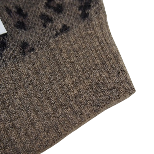 WACKO MARIA ワコマリア LEOPARD JACQUARD MOHAIR KNIT SWEATER WACKO MARIA ワコマリア LEOPARD JACQUARD MOHAIR KNIT SWEATER