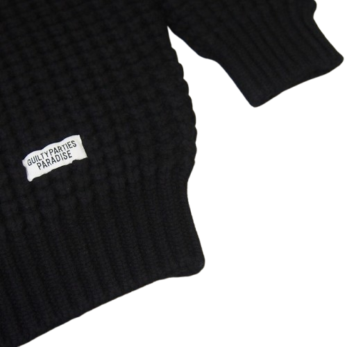 WACKO MARIA ワコマリア WAFFLE KNIT SWEATER - CONUR WACKO MARIA ワコマリア WAFFLE KNIT SWEATER - CONUR