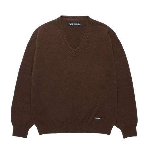 WACKO MARIA ワコマリア V NECK KNIT SWEATER - CONUR