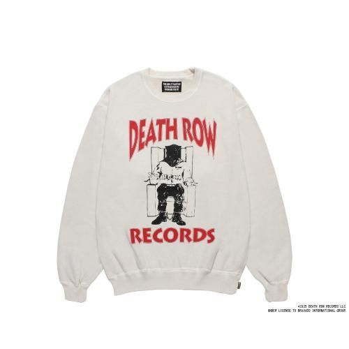DEATH ROW RECORDS wackomaria デスロー　スウェットL WACKO MARIA ワコマリア DEATH ROW RECORDS / GARMENT DYED