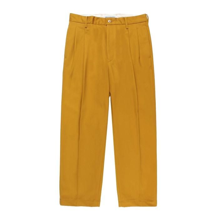 WACKO MARIA ワコマリア DOUBLE PLEATED CHINO TROUSERS - CONUR