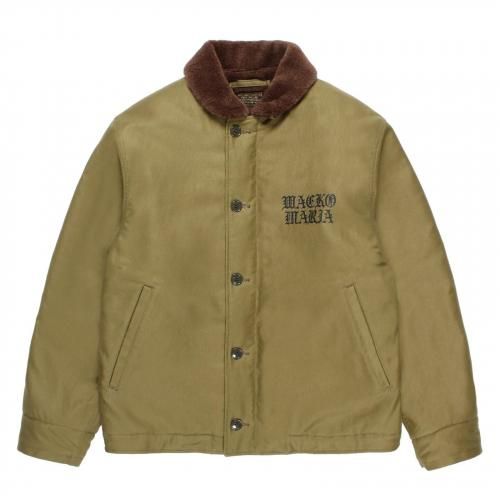 WACKO MARIA ワコマリア N-1 デッキジャケット アルパカボア WACKO MARIA ワコマリア ALPACA BOA N-1 DECK JACKET - CONUR