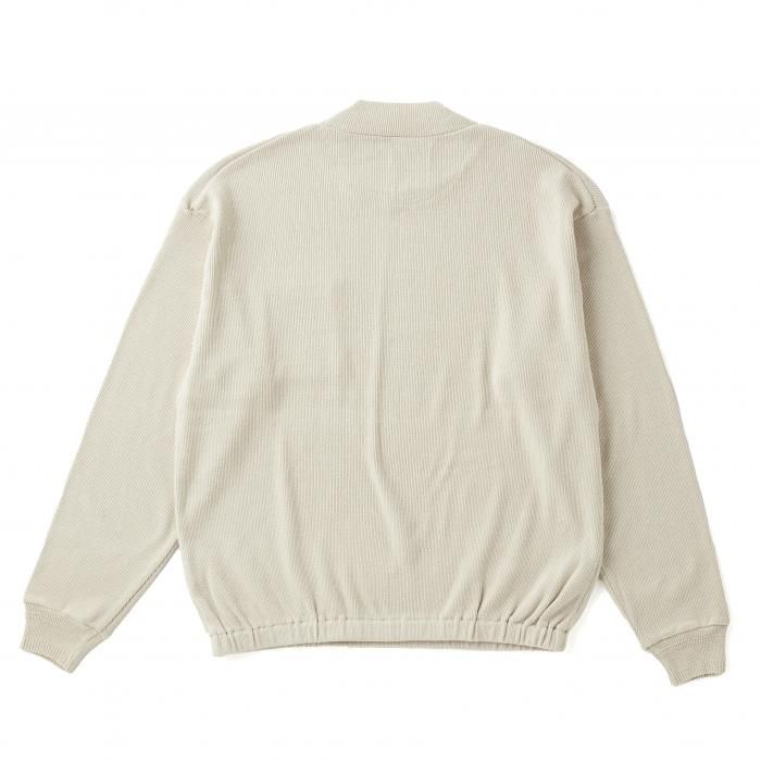 OLD JOE&CO. オールドジョー MOCK-NECK SILK NEP RIBED TOPS - CONUR