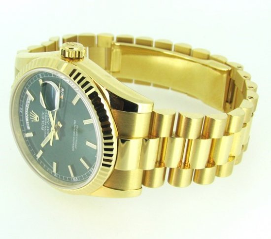 中古】ROLEX(ロレックス） デイデイト グリーン Ref:118238 ランダム品番 - 六本木 時計専門店PROUD(プラウド)