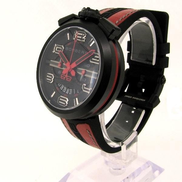 Bomberg 1968 Chronograph Black Dial Men's Watch NS44CHTT