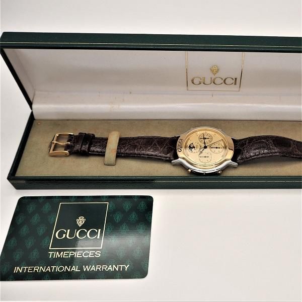 中古】GUCCI（グッチ） 8300 ムーンフェイズ クロノグラフ - 六本木 