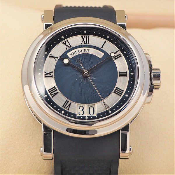 中古美品】BREGUET（ブレゲ） マリーンII ラージデイト 5817ST/Y2/5V8