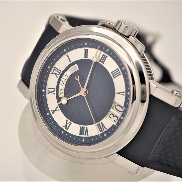 中古美品】BREGUET（ブレゲ） マリーンII ラージデイト 5817ST/Y2/5V8