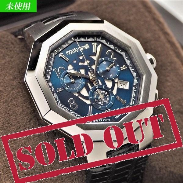 未使用】Roberto Cavalli by FRANCK MULLER（ロベルト カヴァリ バイ フランクミュラー） メンズ腕時計 クォーツ  RV1G003L0011 - 六本木 時計専門店PROUD(プラウド)