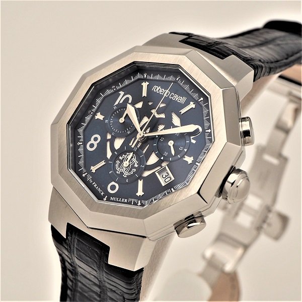 【未使用】Roberto Cavalli by FRANCK MULLER（ロベルト カヴァリ バイ フランクミュラー） メンズ腕時計