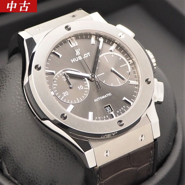 OH済】【中古】HUBLOT（ウブロ） クラシックフュージョン グレー クロノグラフ 521.NX.7071.LR - 六本木  時計専門店PROUD(プラウド)