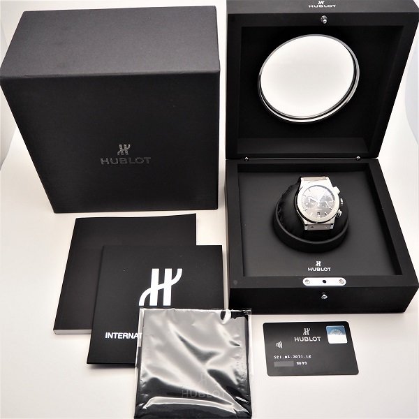 OH済】【中古】HUBLOT（ウブロ） クラシックフュージョン グレー クロノグラフ 521.NX.7071.LR - 六本木  時計専門店PROUD(プラウド)