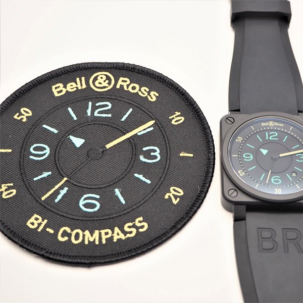 Bell＆Ross ベル＆ロス BR03-92 BI-COMPASS BR0392-IDC-CE/SRB コンパス