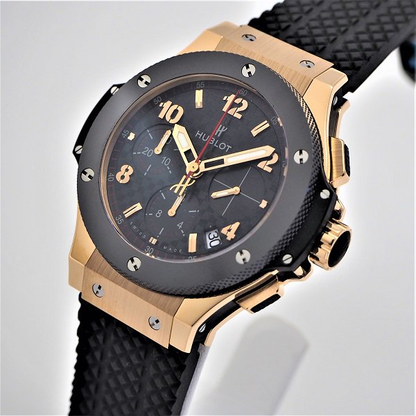 新品】HUBLOT（ウブロ） ビッグバン ゴールド セラミック 41mm 341.PB