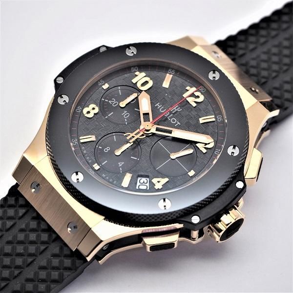 新品】HUBLOT（ウブロ） ビッグバン ゴールド セラミック 41mm 341.PB 