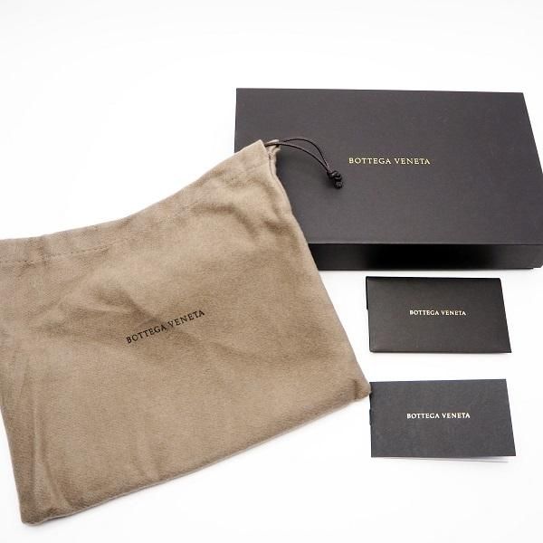BOTTEGA VENETA☆長財布 ラウンドジップ イントレチャート ブラウン