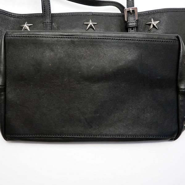 JIMMY CHOO サシャ トートバッグ セール中‼️ ジミーチュウ/トートバッグ/サシャS/黒/レザー/型番