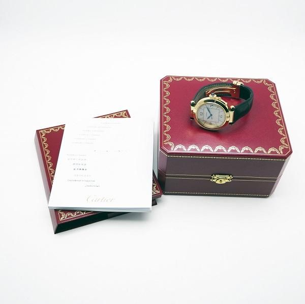仕上げ済】【中古】CARTIER（カルティエ） パシャ 42mm 18K YG