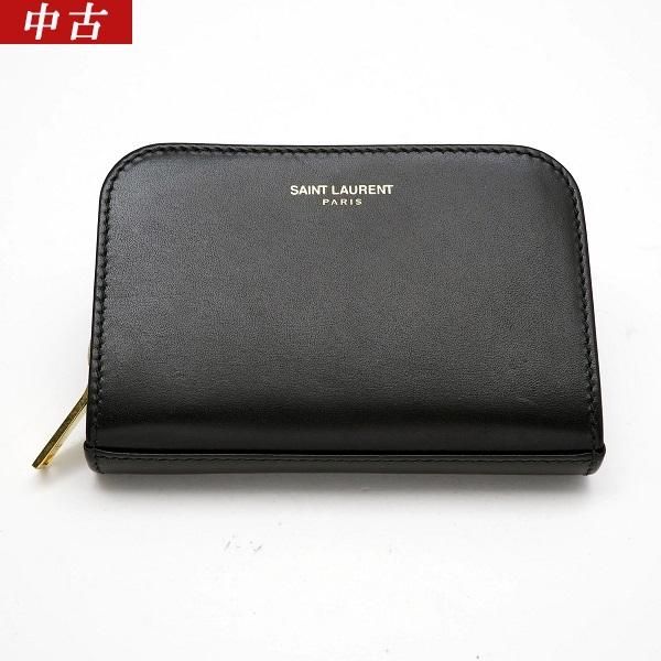 中古】SAINT LAURENT PARIS（サンローラン パリ） ラウンドファスナー ...