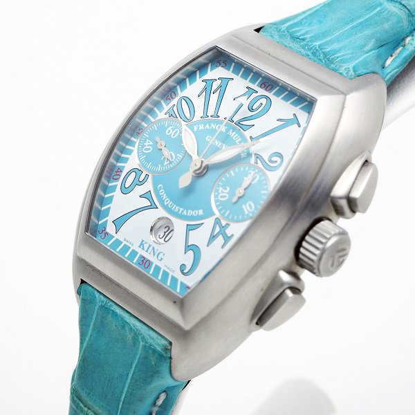 中古美品】 FRANCK MULLER（フランクミュラー） コンキスタドール キング クロノグラフ コスタ スメラルダ 世界限定200本 8005  CC KING COSTA SMERALDA - 六本木 時計専門店PROUD(プラウド)