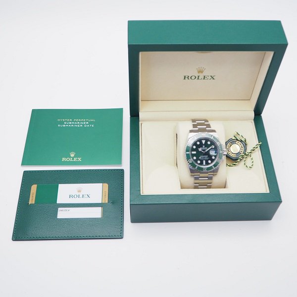 中古】ROLEX（ロレックス） サブマリーナ デイト グリーン ランダム品番 116610LV - 六本木 時計専門店PROUD(プラウド)