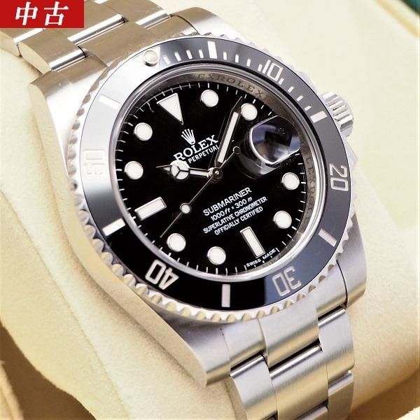 中古】ROLEX（ロレックス） サブマリーナ デイト ブラック ランダム 