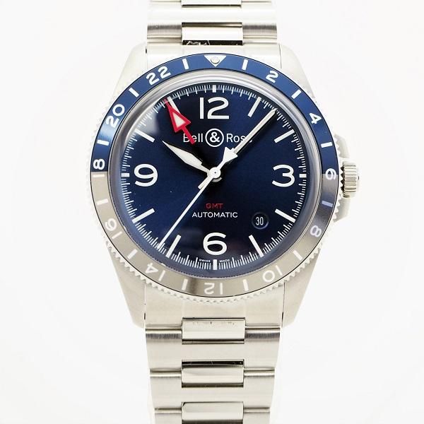 新品】Bell＆Ross（ベル＆ロス）ヴィンテージ BR V2-93 GMT ブルー 