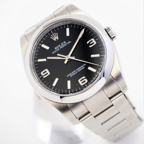 中古】ROLEX（ロレックス）オイスターパーペチュアル ブラック 36mm 日本限定 M品番 116000 - 六本木 時計専門店PROUD(プラウド)