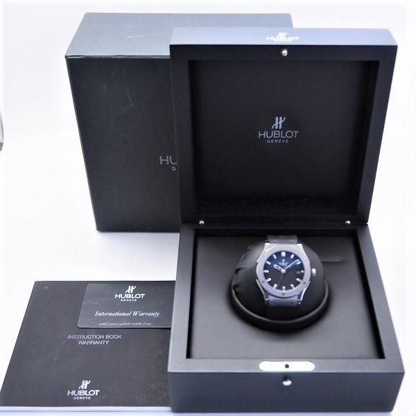 世界大百科事典 中古】HUBLOT(ウブロ) クラシックフュージョン ジルコニウム