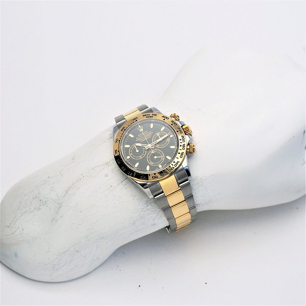 中古】 ROLEX（ロレックス） コスモグラフ デイトナ ブラック YG