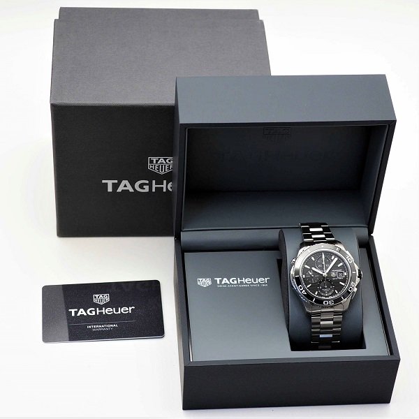 TAG Heuer(タグ・ホイヤー） アクアレーサー 500M クロノグラフ キャリバー16  CAK2110.BA0833【未使用】【国際保証書2021年8月日付】|ブランド腕時計のPROUD｜ブランド時計の販売買取も。