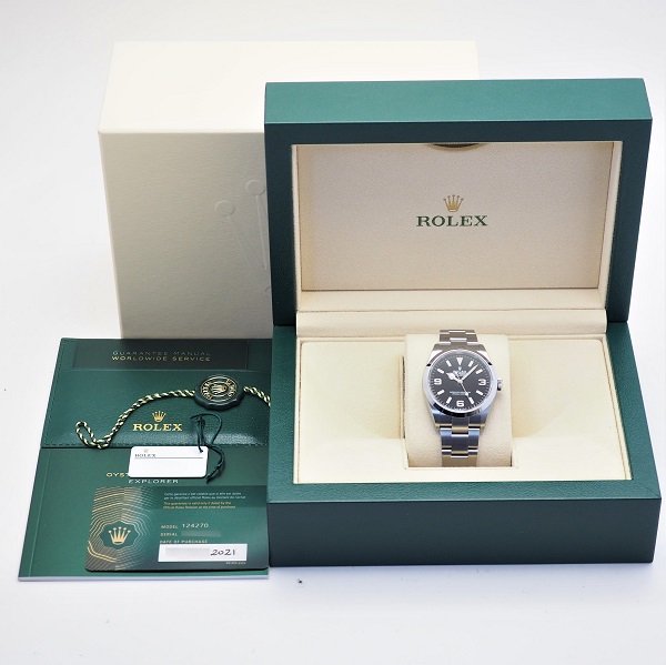 新品】【国際保証書2021年10月日付】【シール付き】ROLEX（ロレックス）エクスプローラー 124270 【2021年新作】 - 六本木  時計専門店PROUD(プラウド)